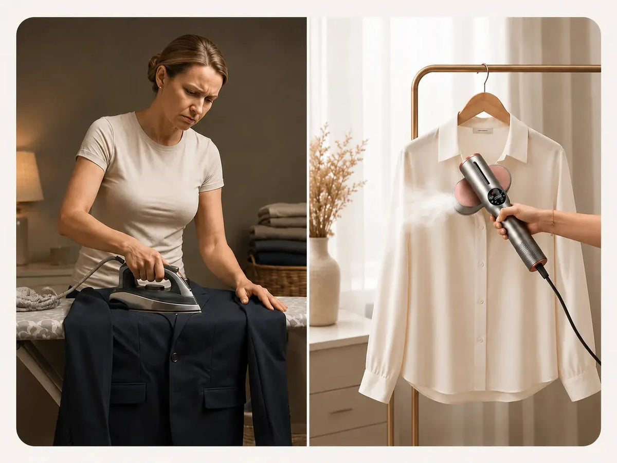 Ironing board versus SteamPress
