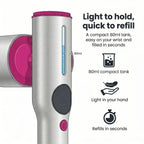 80 ml water tank, light to hold