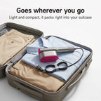 Compact enough for your suitcase