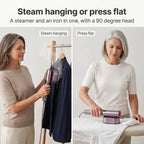 Steam hanging or press flat